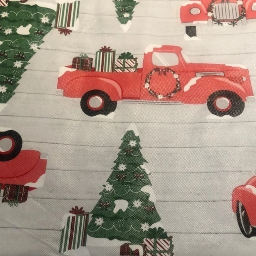 Farmhouse Red Pick Up Truck Christmas Placemats‎